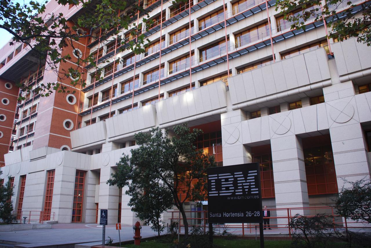Sede de IBM en Madrid, España