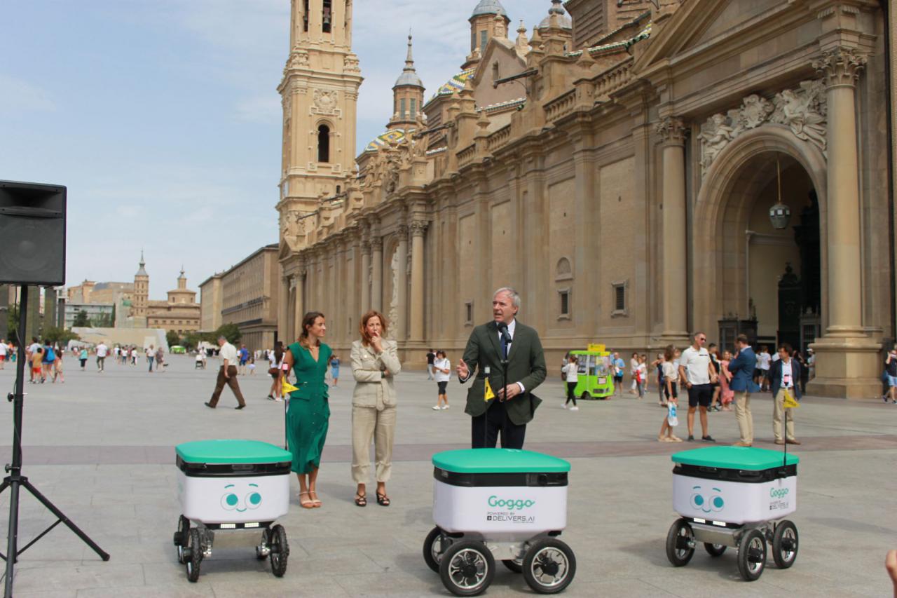 Zaragoza, primera ciudad española en iniciar una prueba piloto de robots autónomos de reparto