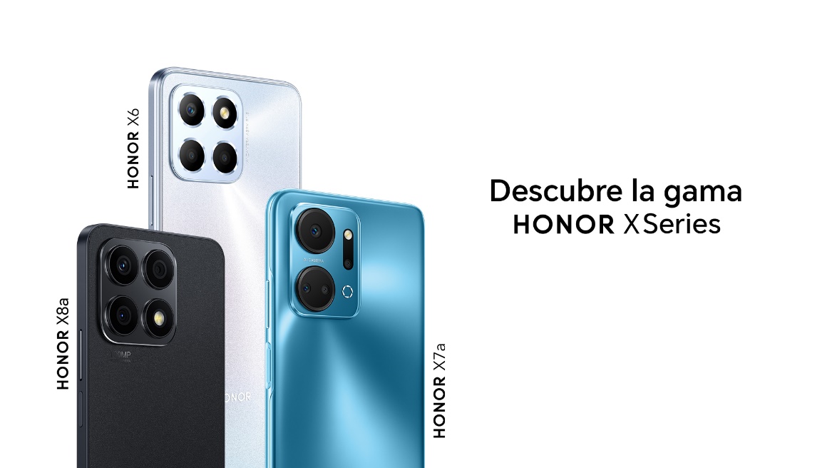 Honor presenta su nueva serie X con hasta 3 smartphones