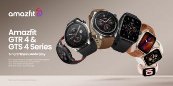 Amazfit presenta su cuarta generación de smartwatches GTR y GTS con tecnología GPS de doble banda
