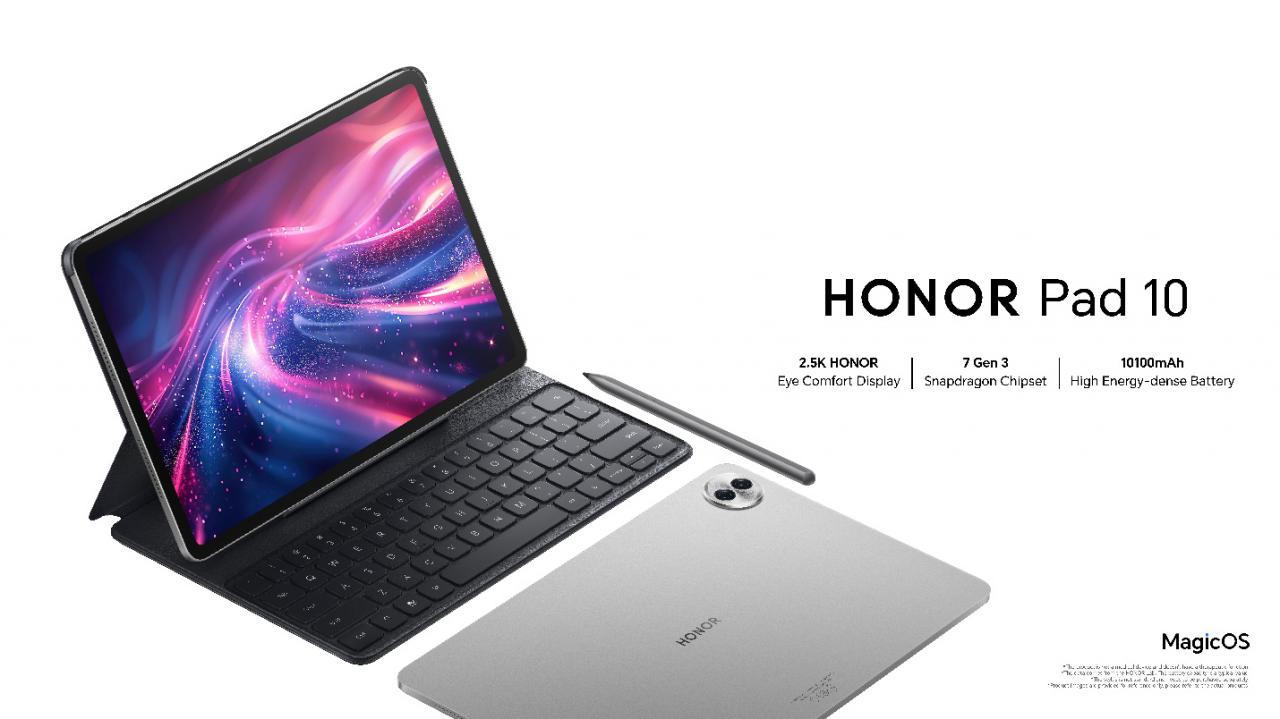 Honor lanza su nueva tablet Pad 10, que destaca por su ligereza y rendimiento