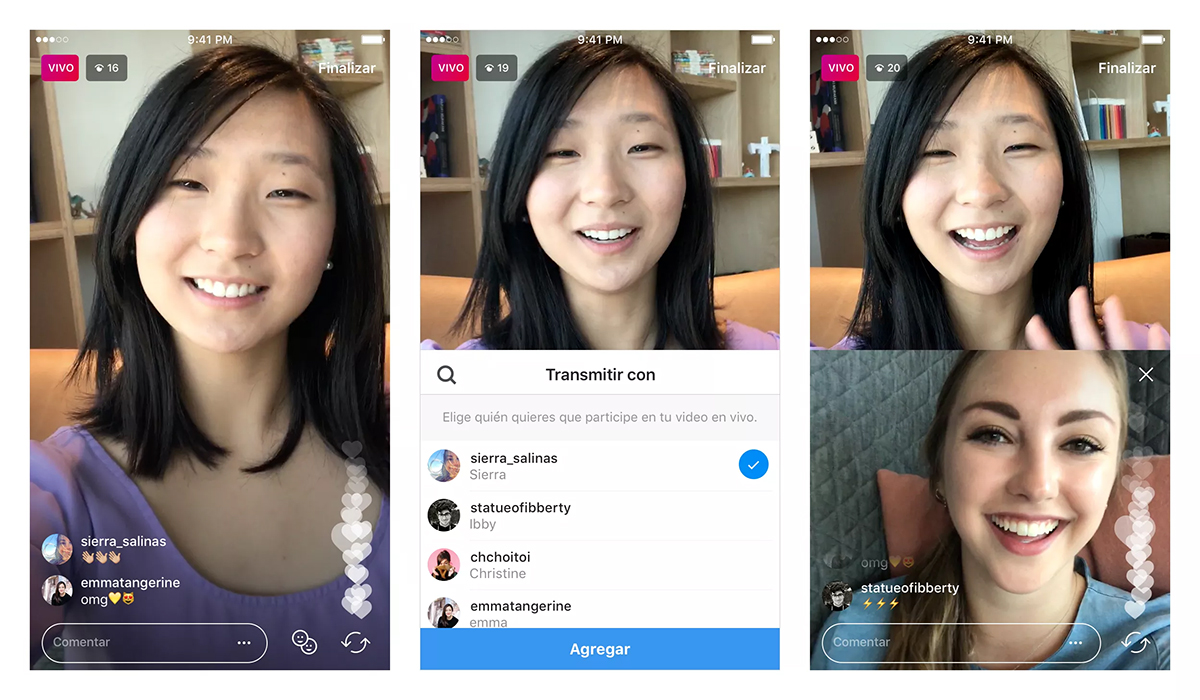 Instagram anuncia nueva función de streaming en vivo con invitados
 