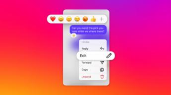 Instagram ya permite editar los mensajes directos hasta 15 minutos después de enviarlos