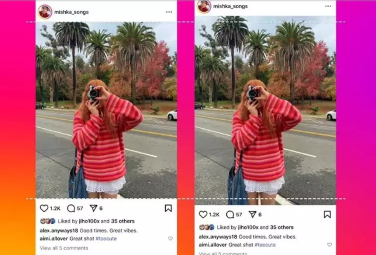 Instagram elimina la restricción del formato cuadrado y permite fotos en 3:4