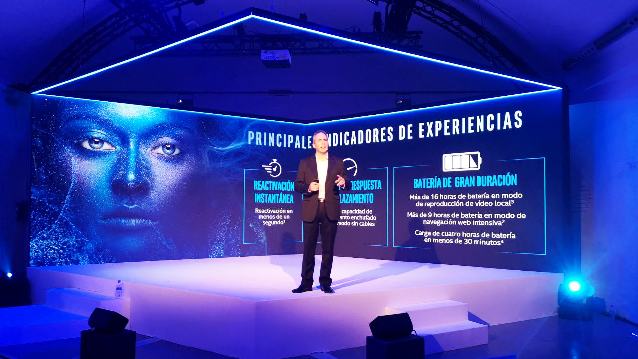 Presentación de Intel en septiembre de 2019