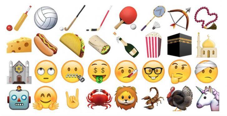 iOS se actualiza con soporte para nuevos emojis