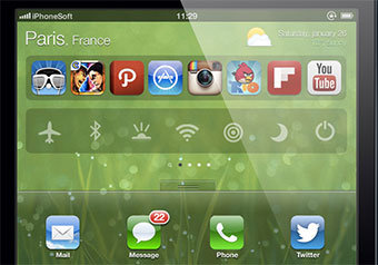Así se verá iOS 7 en un iPad