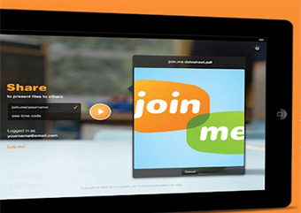 Join.me una app para compartir la pantalla del iPad con otros ordenadores 