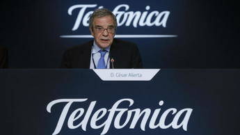 César Alierta, presidente de Telefónica