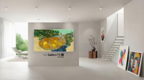 LG convierte el televisor en una pieza de arte con el nuevo Gallery TV