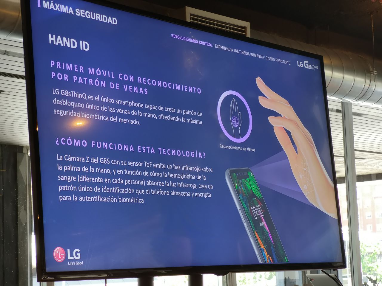Presentación del LG G8s ThinQ en Madrid