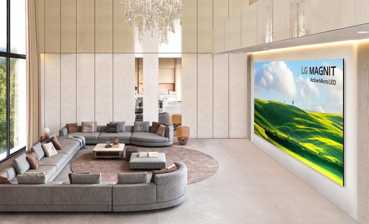 LG presenta MAGNIT Active Micro LED, su pantalla 4K de 136 pulgadas con tecnología Active Matrix