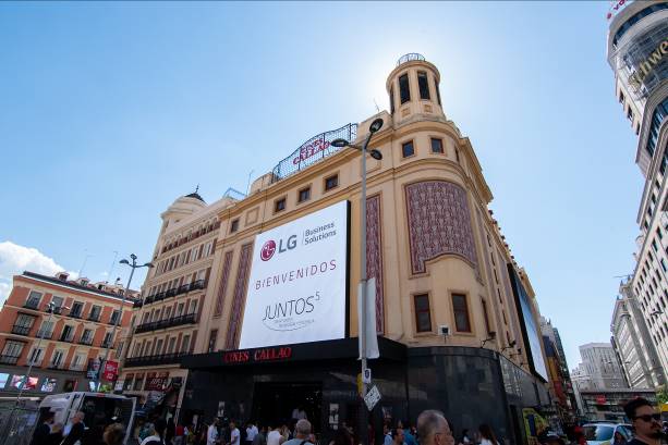 Pantallas LED de LG en los Cines Callao de Madrid