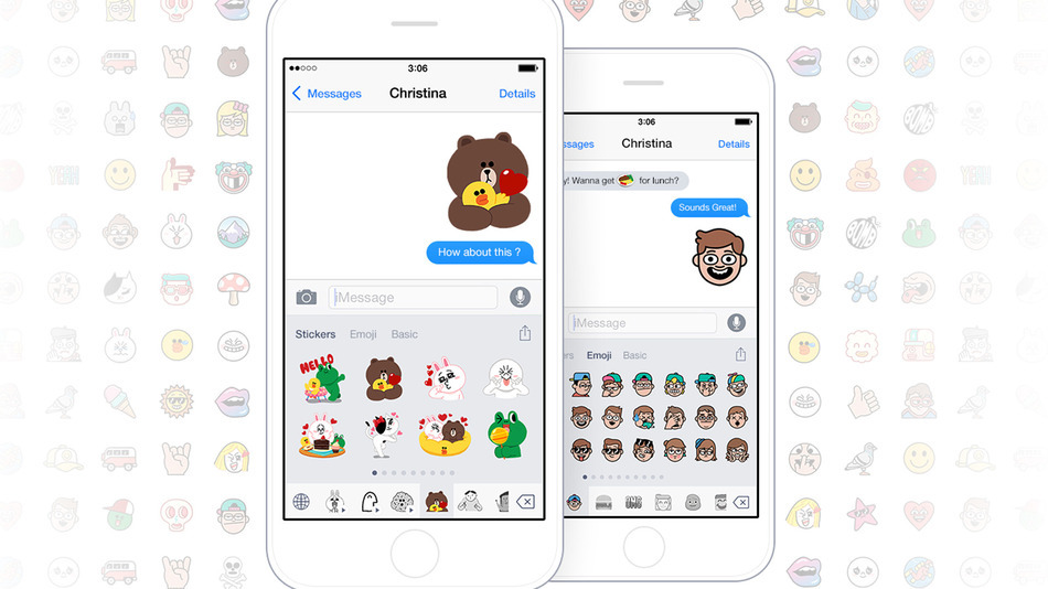 Line lanza un teclado emoji para iOS