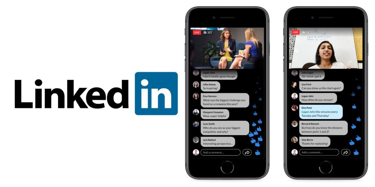 LinkedIn lanza LinkedIn Live para emisiones en directo de vídeo desde la app