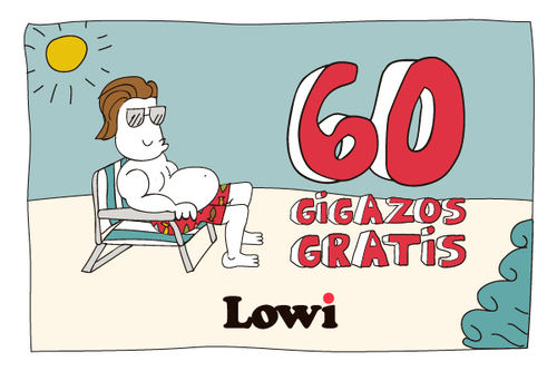 Lowi vuelve a regalar 60GB a sus clientes en verano