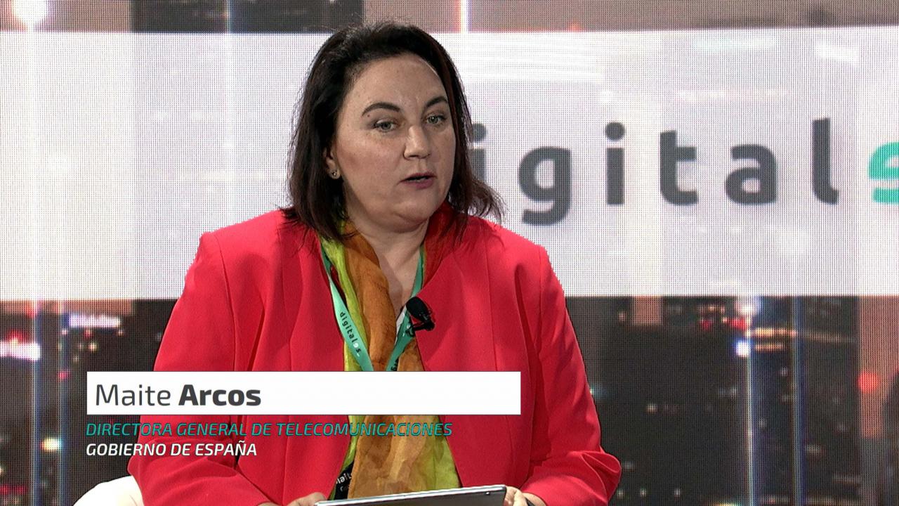 Maite Arcos durante su intervención en DigitalES 2020