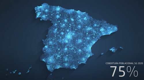 Telefónica enciende su red 5G dando conectividad al 75% del país antes de que acabe el año
