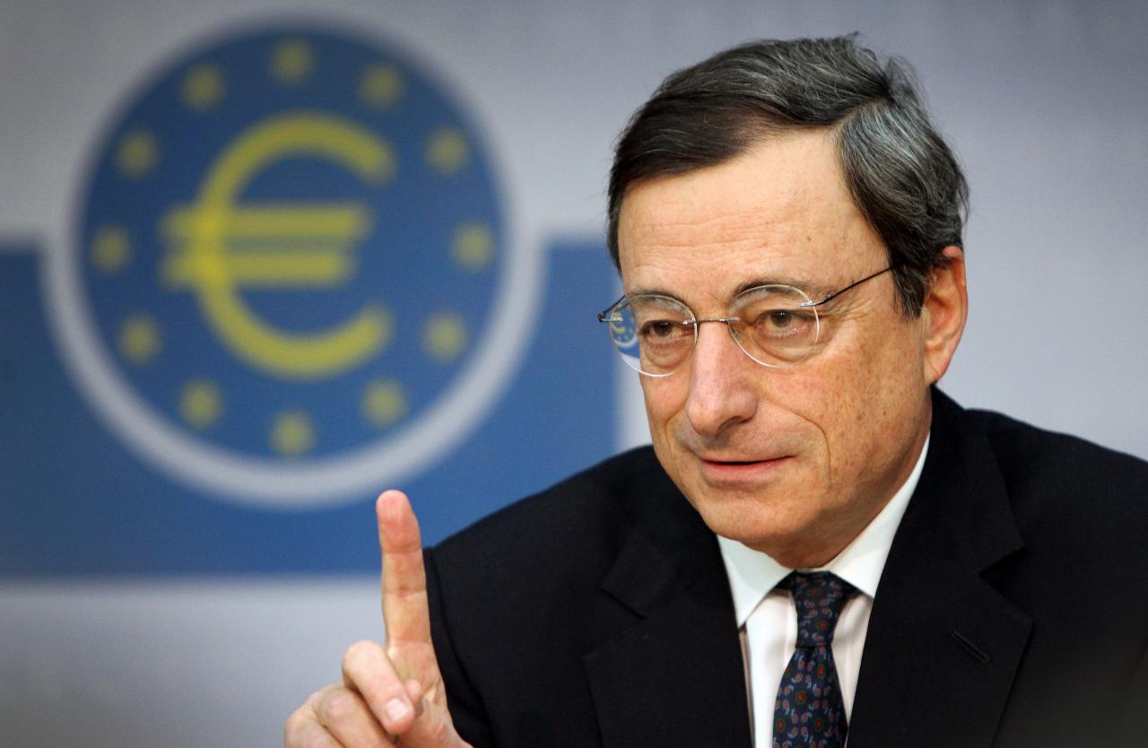 Mario Draghi, presidente del BCE