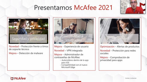 McAfee renueva su portfolio de seguridad para el próximo año