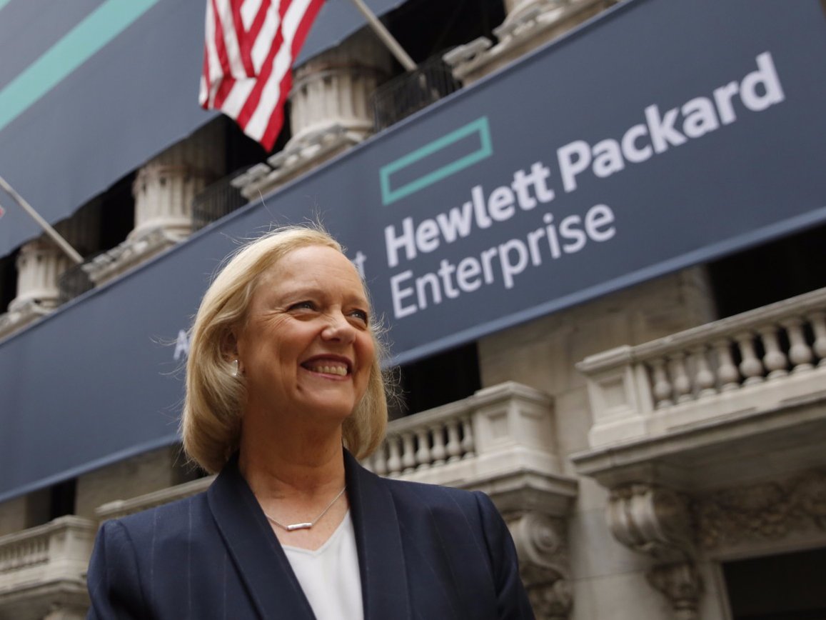 Meg Whitman, CEO de HP Enterprise