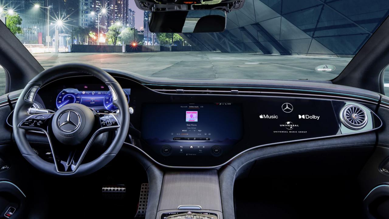 Mercedes-Benz ofrecerá audio espacial con Dolby Atmos y Apple Music en sus coches
