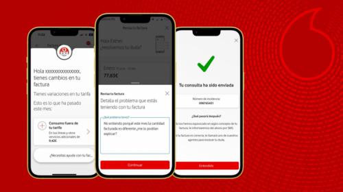 Vodafone actualiza su app con un servicio para revisar y reclamar las facturas