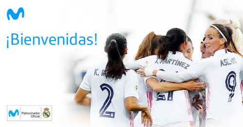 Movistar se convierte en el patrocinador oficial del Real Madrid Femenino