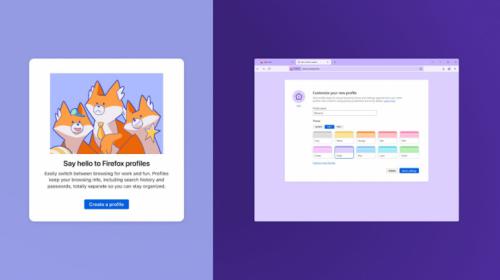 Mozilla Firefox incorpora perfiles de usuario