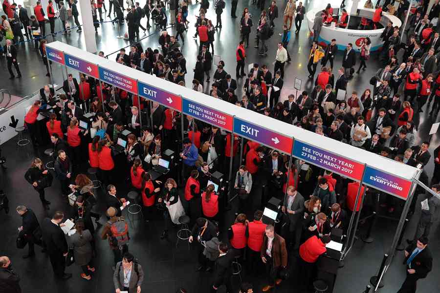 Entrada al MWC 16 de Barcelona