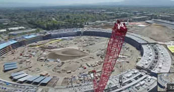 Nuevo vídeo muestra el avance del nuevo campus de Apple