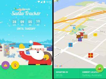 Una app para seguir a Papá Noel