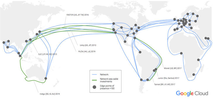 Google expande su red en la nube para una mejor experiencia entre Australia y el sudeste de Asia