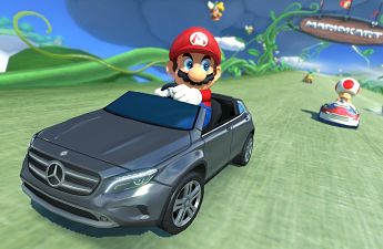 Ahora puedes jugar a Mario Kart 8… con un Mercedes