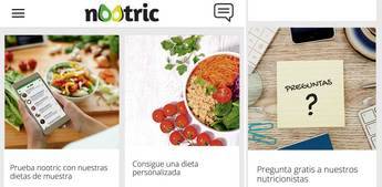 Nootric, la dieta día a día y desde el móvil