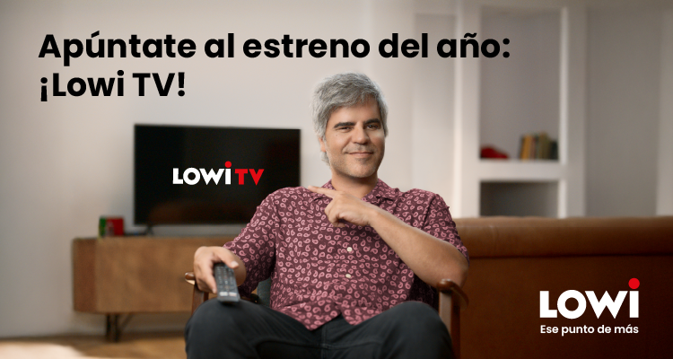 Lowi lanza Lowi TV, su nuevo servicio de televisión con más de 100 canales y control total del contenido