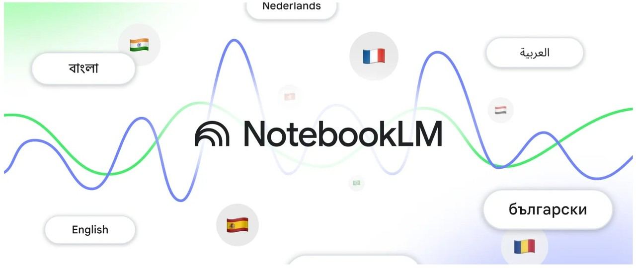 Google lanza una nueva actualización de NotebookLM con resúmenes de audio en más de 50 idiomas