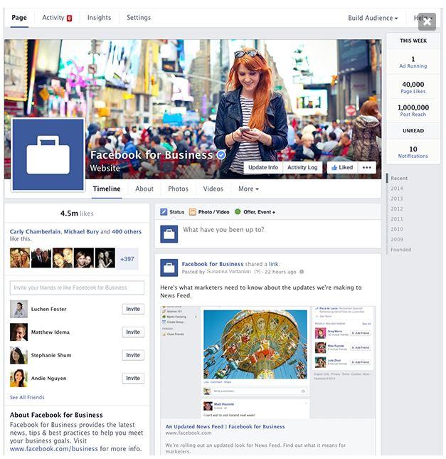 Facebook cambia el diseño de las Fan Page