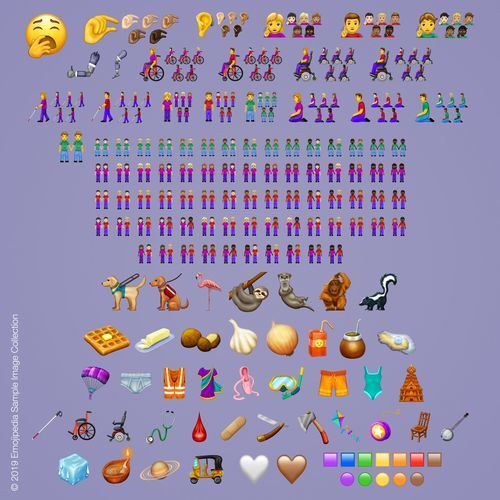 Estos son los 230 nuevos emojis que llegarán este año