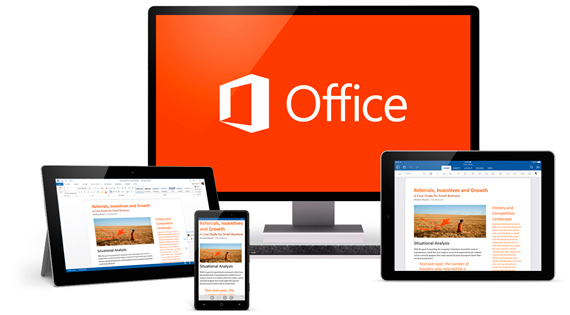Aplicaciones de Microsoft Office que están disponibles para Android