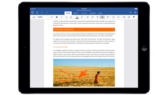 Microsoft reinventa Office para el iPad