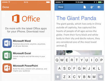 Microsoft Office ya está disponible para iPhone, iPad y Android