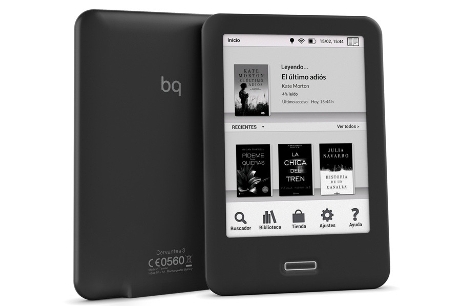 Cervantes 3, el nuevo y mejorado e-reader de BQ