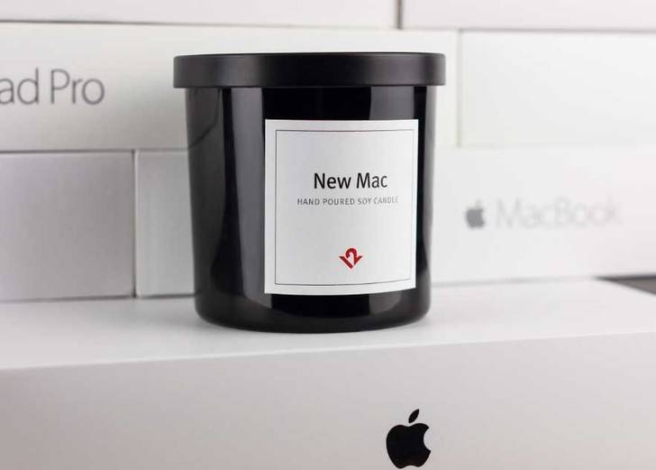 Una vela con olor a Mac nuevo: existe y esta es la prueba
 