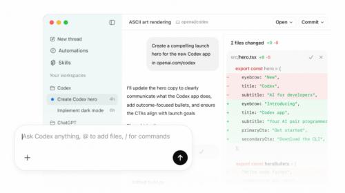 OpenAI refuerza Codex como agente autónomo para desarrollar software desde el escritorio