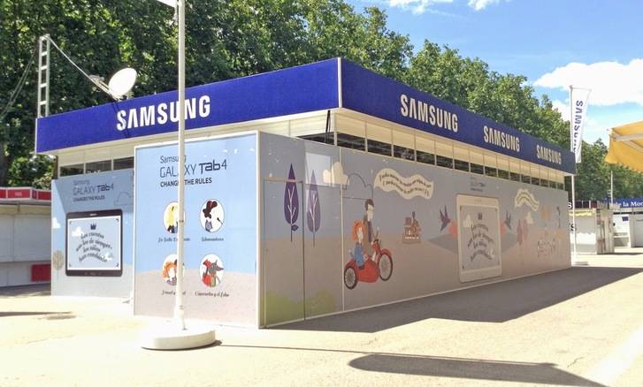 Samsung apuesta por la Feria del Libro de Madrid por quinto año consecutivo