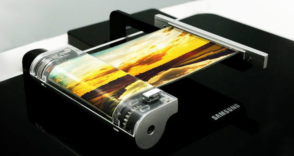 Este es el último prototipo de pantalla flexible de Samsung