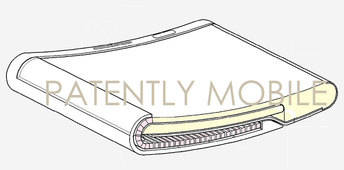 Samsung patenta un “móvil pergamino” que se dobla