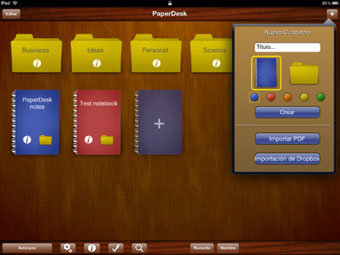 Aplicaciones gratis para escribir en el iPad: Paper Desk y Penultimate