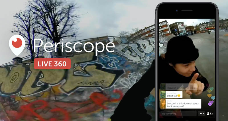 Llega el video 360 en vivo a Twitter por medio de Periscope